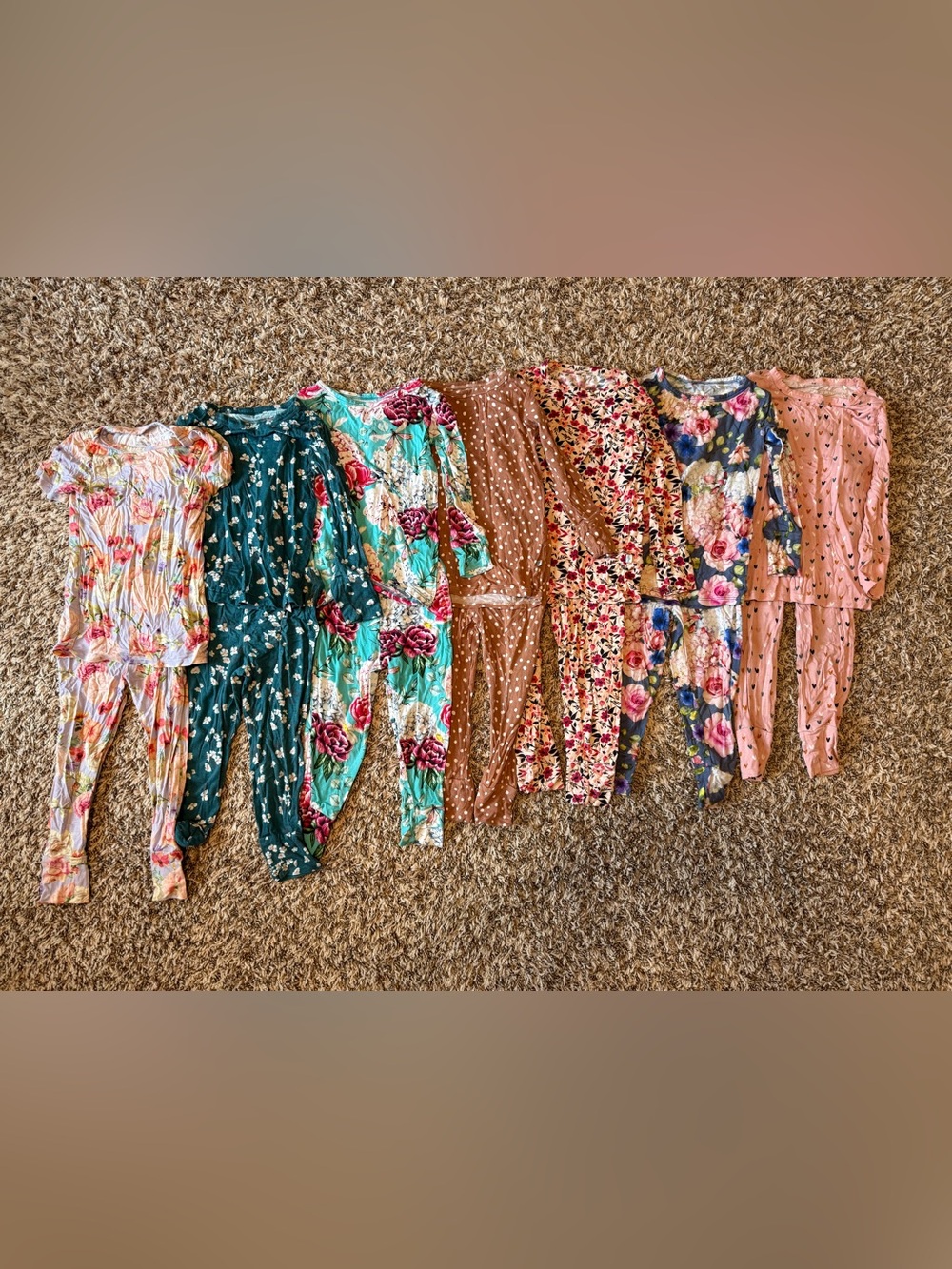 Posh Peanut Pajama Lot of 7 - Size 2T